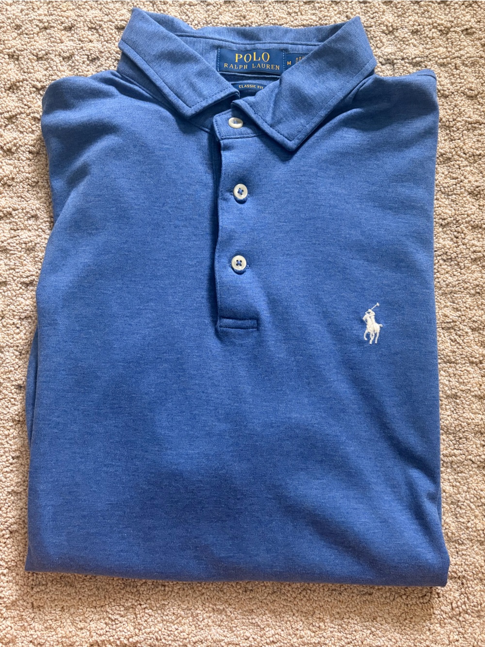 Ralph Lauren Men’s Royal Blue Polo: Classic Fit